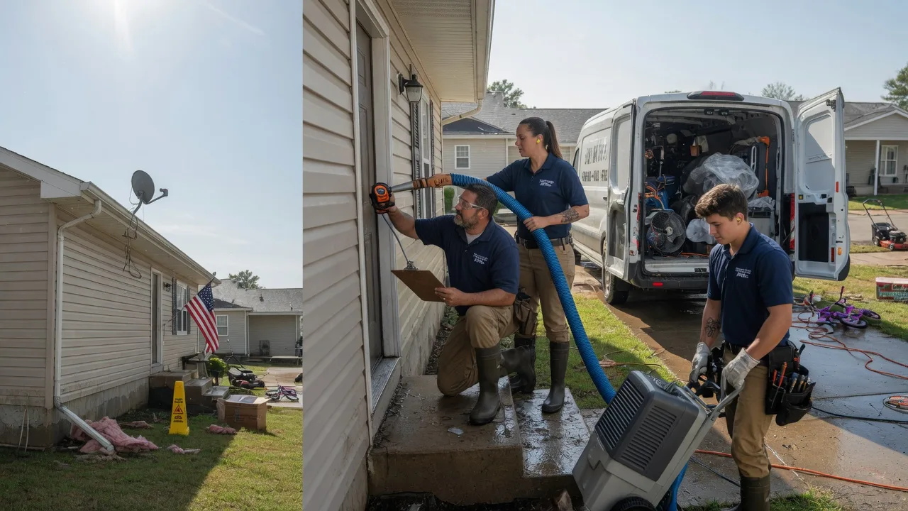 Ceiling Water Damage Restoration in Cambridge, IL near me